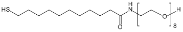 11-Mercaptoundecanamide-PEG8-OH
