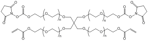 4-ArmPEG-(2AC-2NHS)