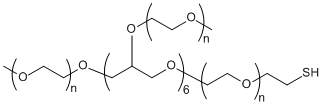 8-ArmPEG-(7Arm-OCH3,1ARrm-SH)