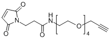 Alkyne-PEG4-NH-Mal