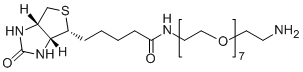 Biotin-PEG7-NH2