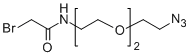 Bromoacetamido-PEG2-N3