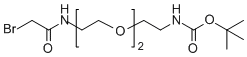 Bromoacetamido-PEG2-NH-Boc