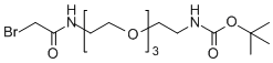 Bromoacetamido-PEG3-NH-Boc