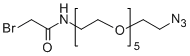 Bromoacetamido-PEG5-N3