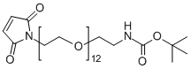 Mal-PEG12-NH-Boc