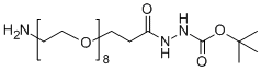 NH2-PEG8-HZ-Boc
