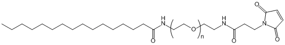 Palmitic acid-PEG-Mal