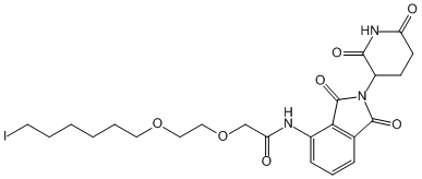 Pomalidomide-PEG2-butyl iodide