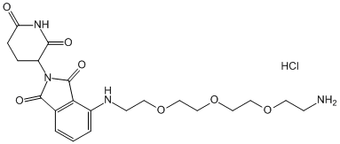 Pomalidomide-PEG3-NH2.HCl