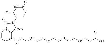 Pomalidomide-PEG4-COOH