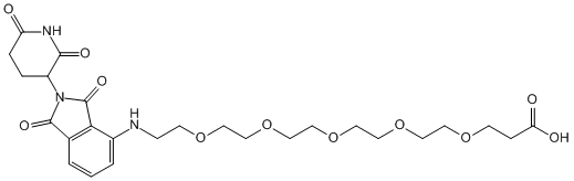 Pomalidomide-PEG5-COOH