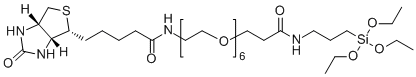 Silane-PEG6-Biotin