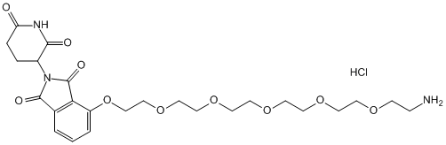 Thalidomide-O-PEG5-NH2.HCl