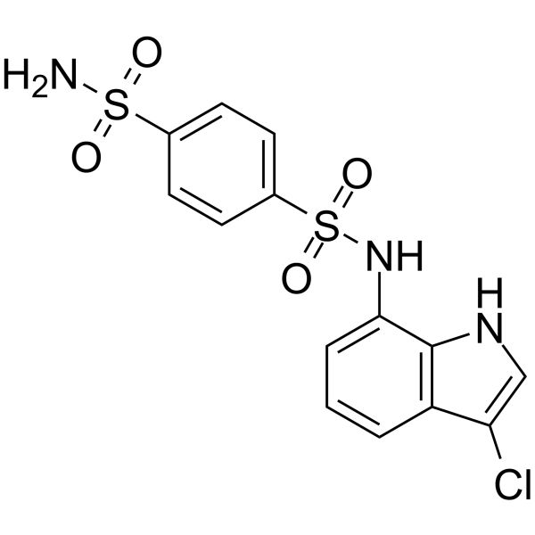 Chemical structure of Indisulam